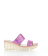 BESY357FLY PINK Wedge Sandals|BESY357FLY Chaussures �� Bout Rond in Rose